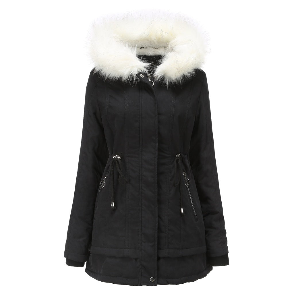 2021 Women's Long Hooded Winter Warm and Down Coat