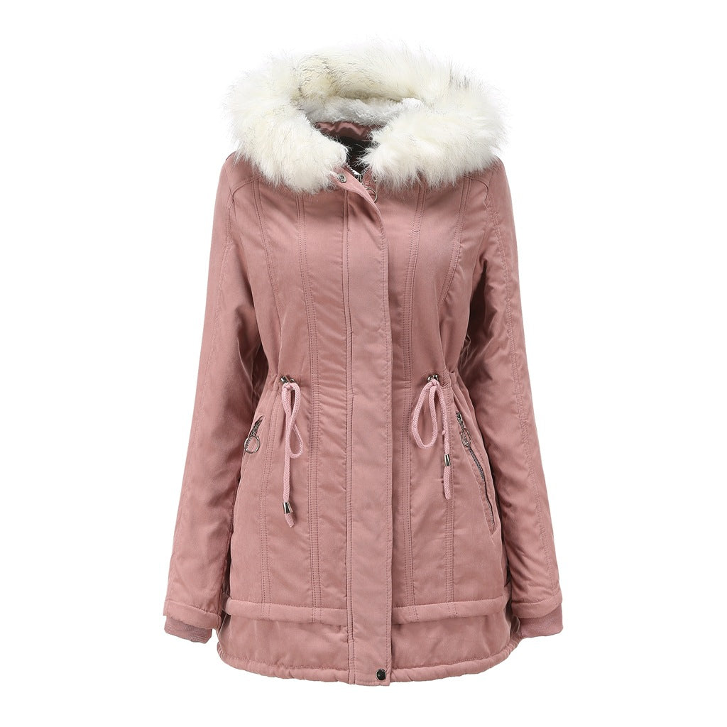 2021 Women's Long Hooded Winter Warm and Down Coat