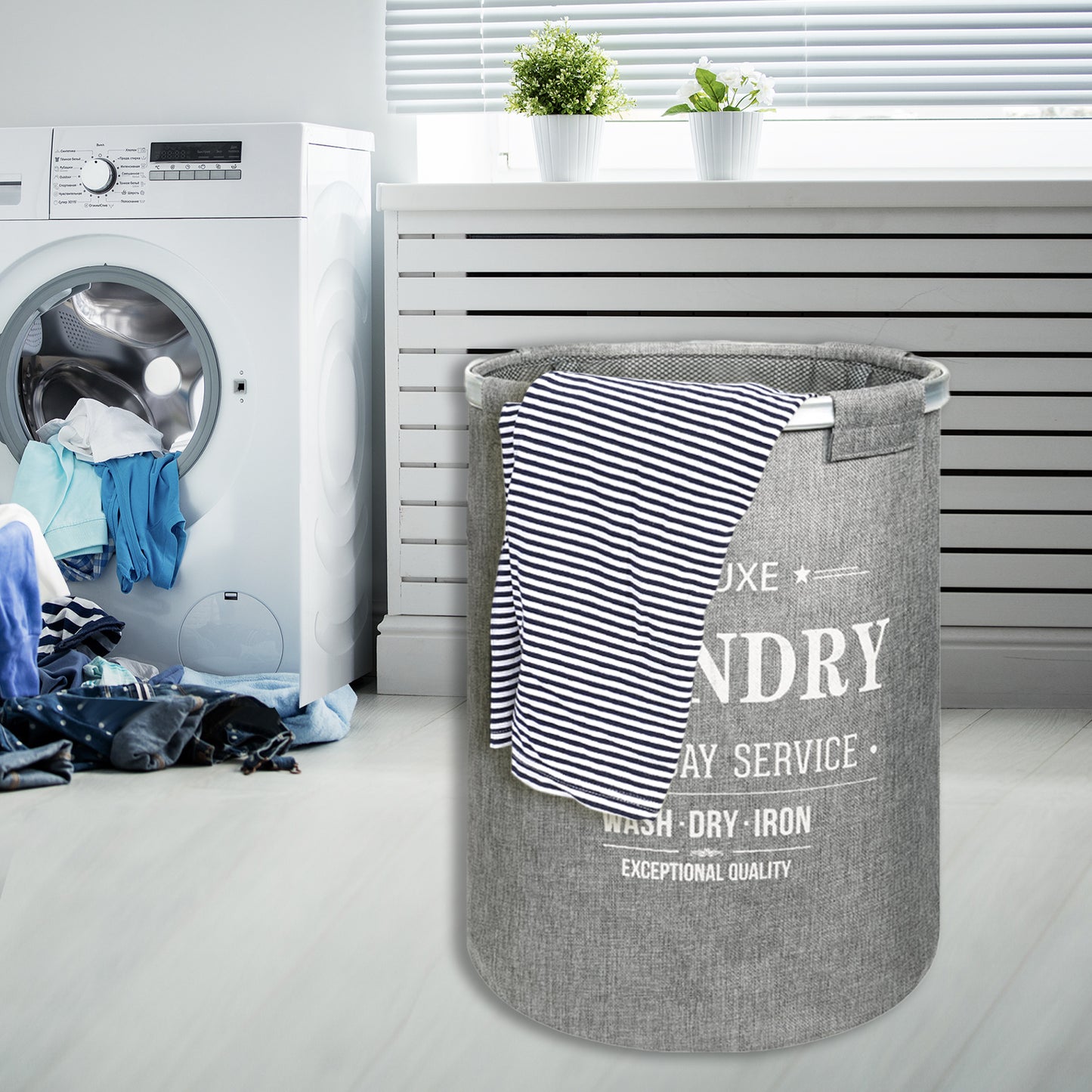 2PCS Laundry Baskets with Handles