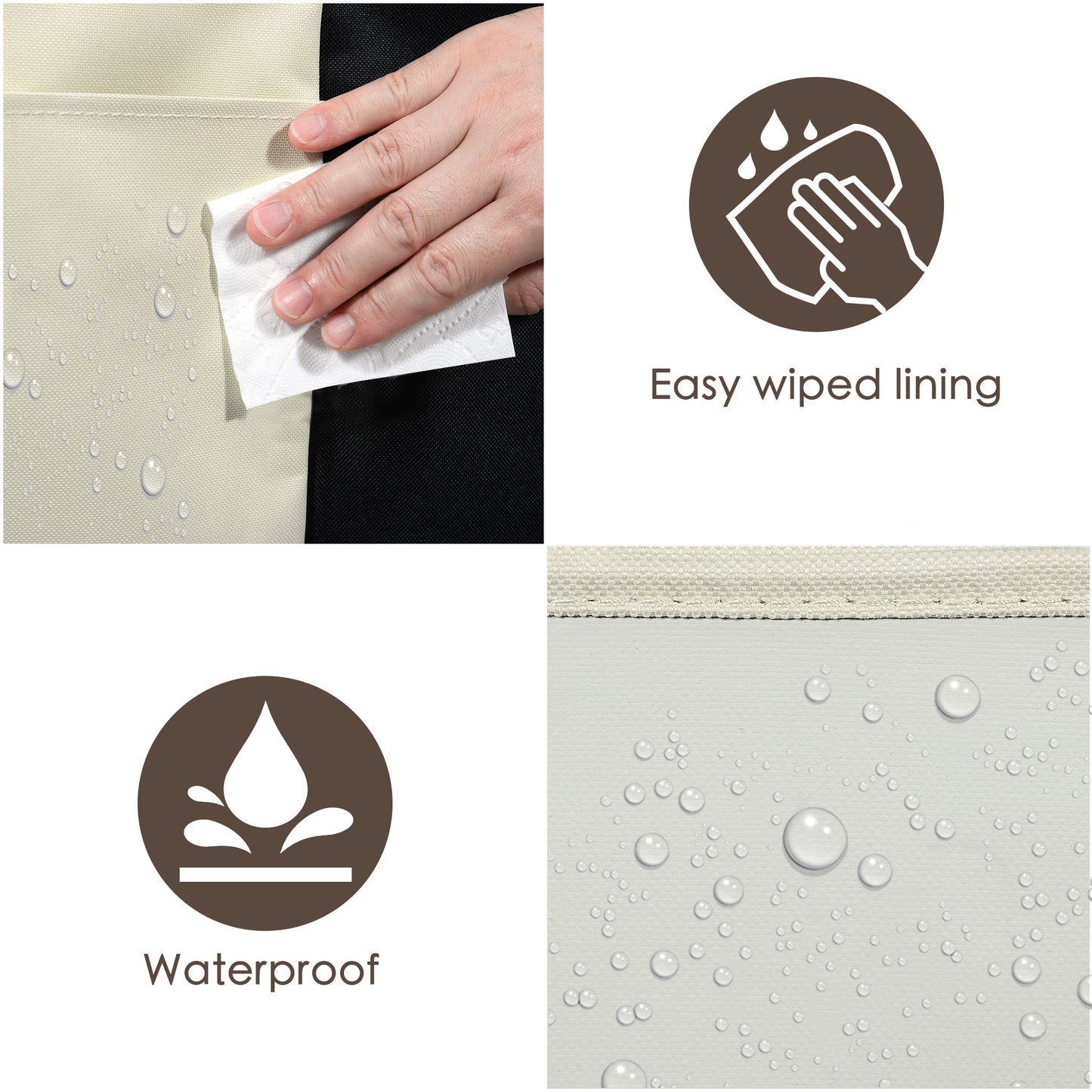 240L laundry baskets with Wheels