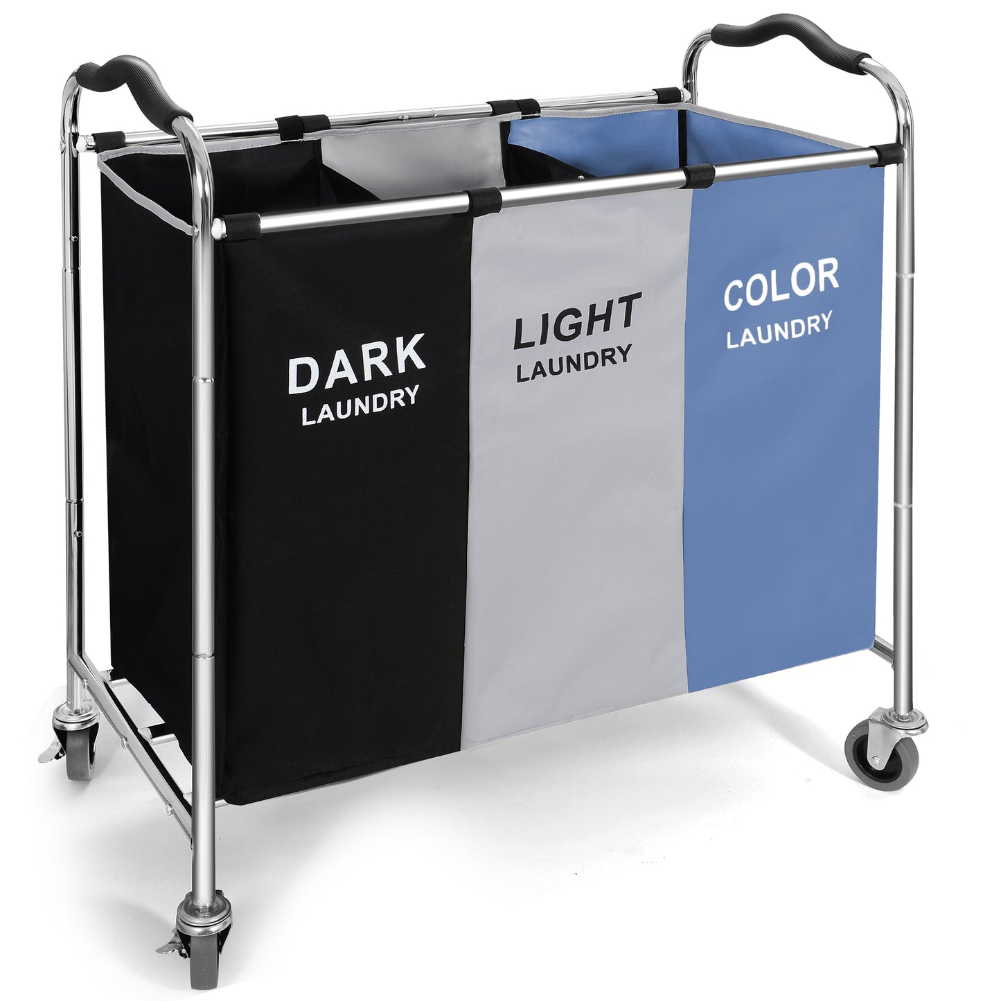 240L Laundry Basket Cart With Wheels