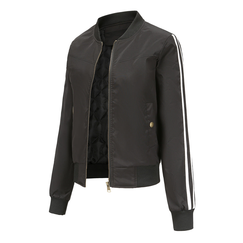 2021 Women Ins Fashion Cotton Bomberjacket