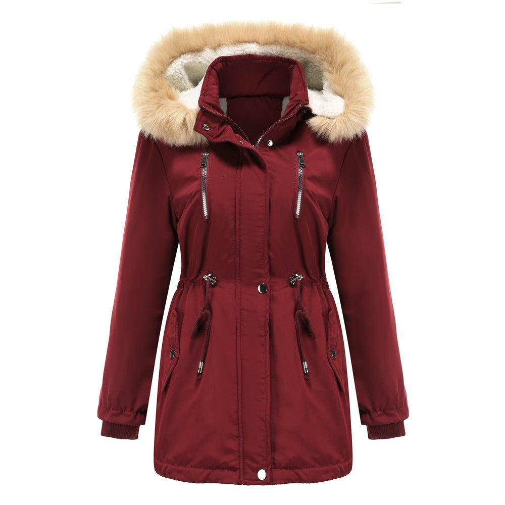2021 Women's Lambskin cotton Coat