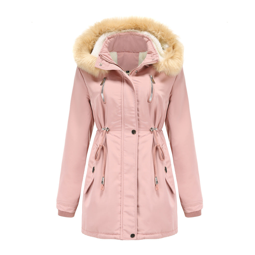 2021 Women's Lambskin cotton Coat