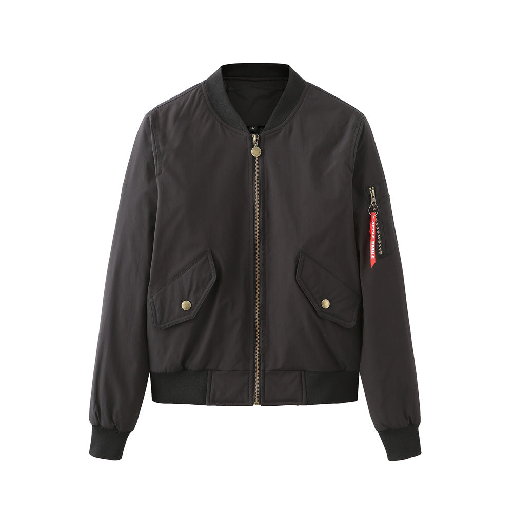 2021 Bomber Jacket Women's Baseball Jacket