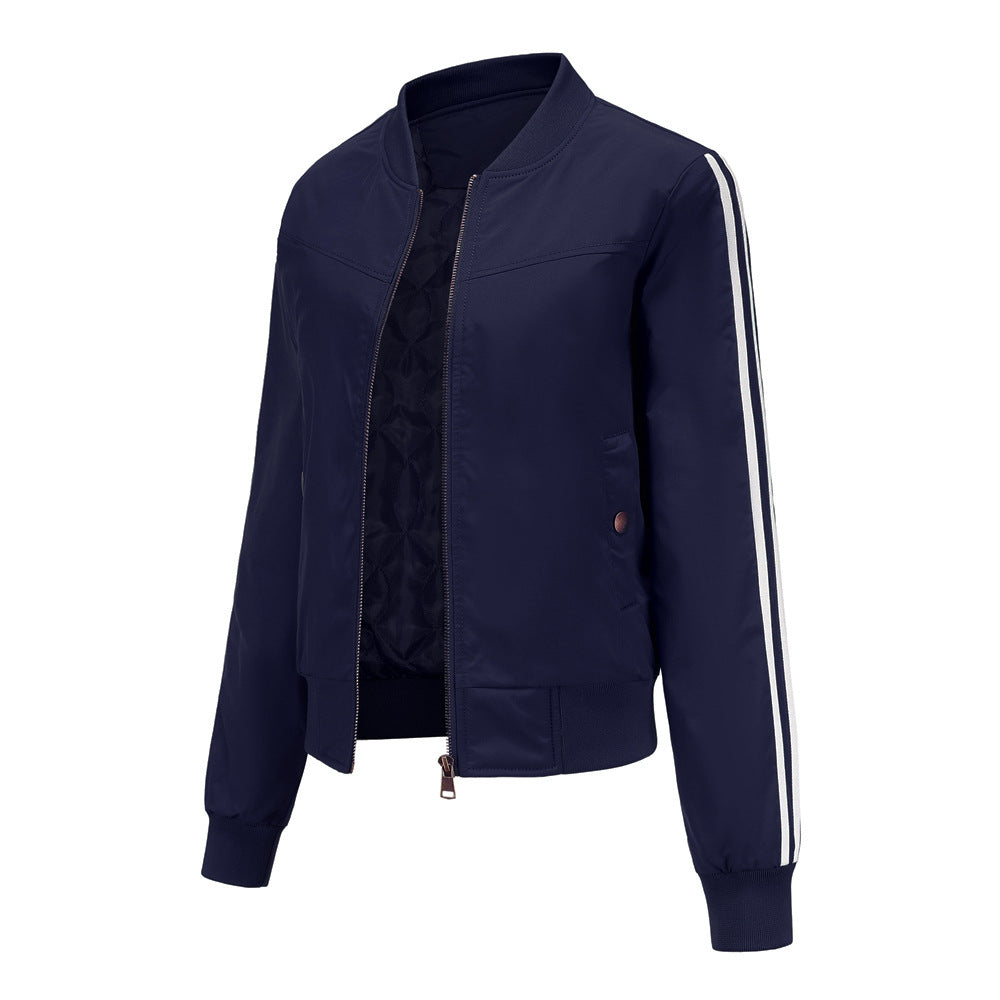 2021 Women Ins Fashion Cotton Bomberjacket