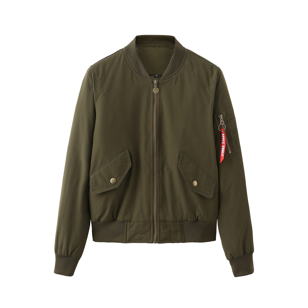 2021 Bomber Jacket Women's Baseball Jacket