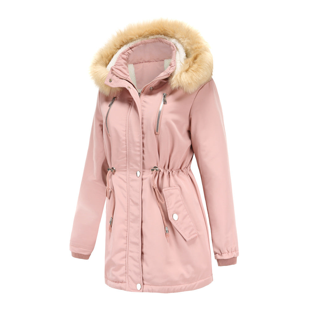 2021 Women's Lambskin cotton Coat