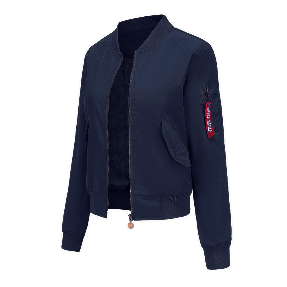 2021 Bomber Jacket Women's Baseball Jacket