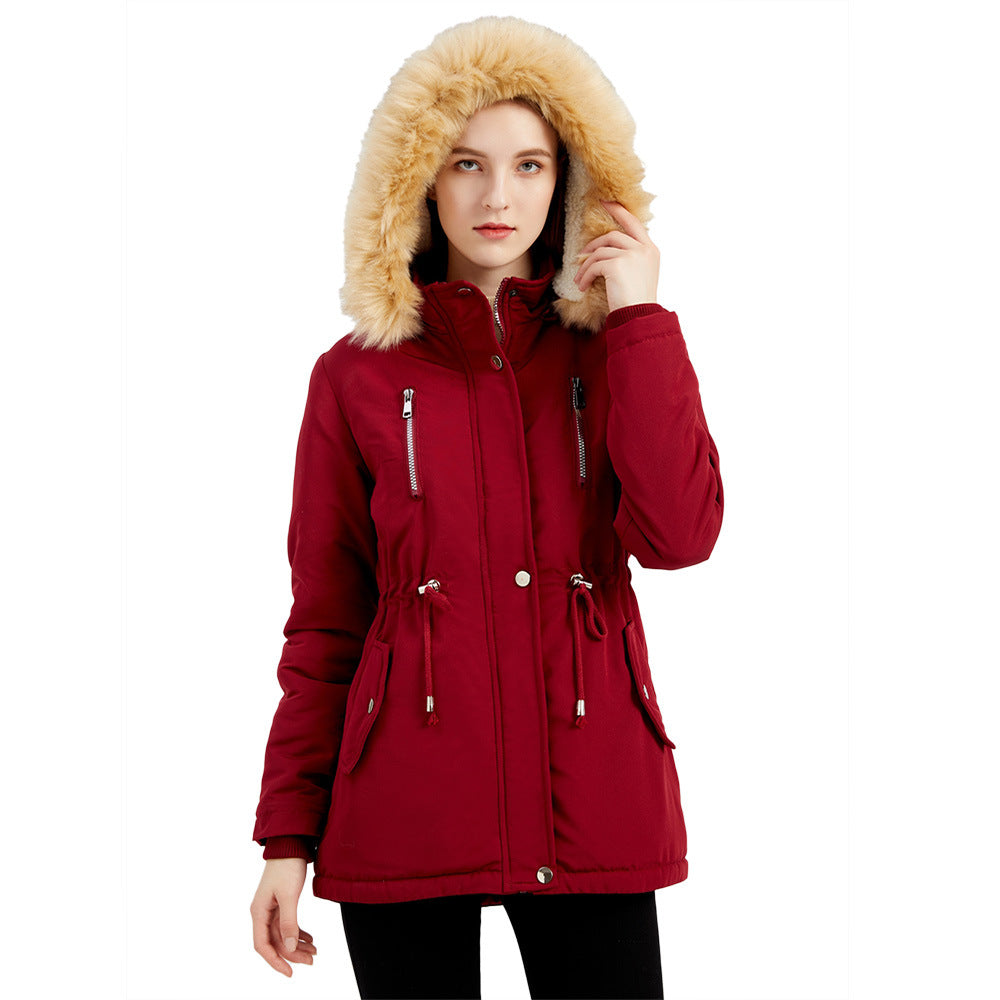 2021 Women's Lambskin cotton Coat