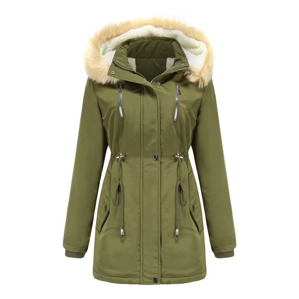 2021 Women's Lambskin cotton Coat