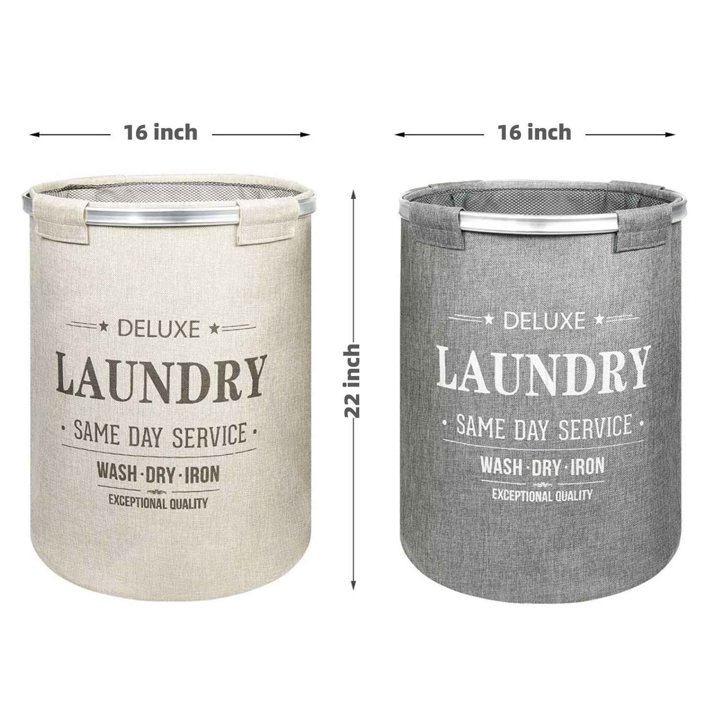 2PCS Laundry Baskets with Handles