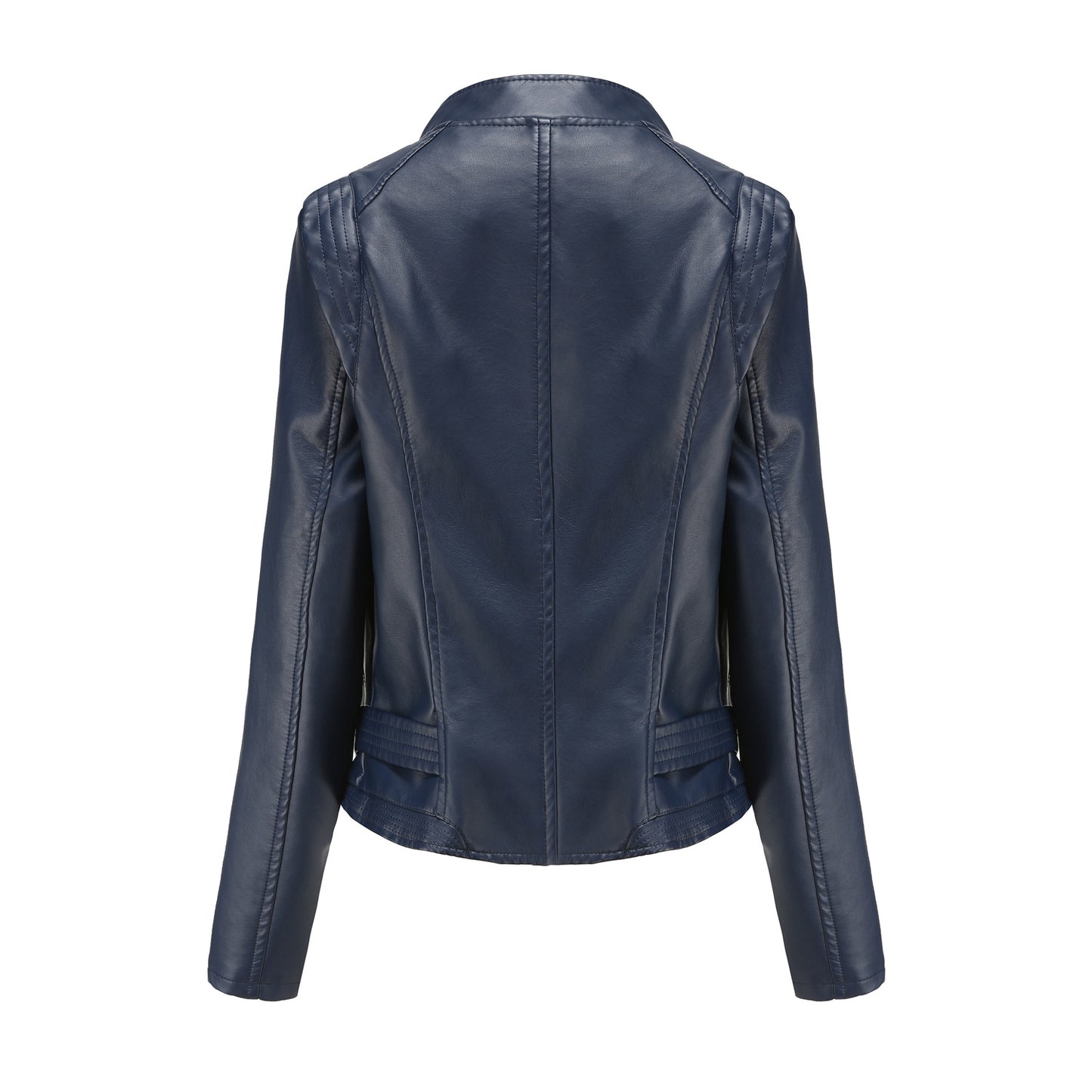 Polyurethane Faux Women Leather Jacket