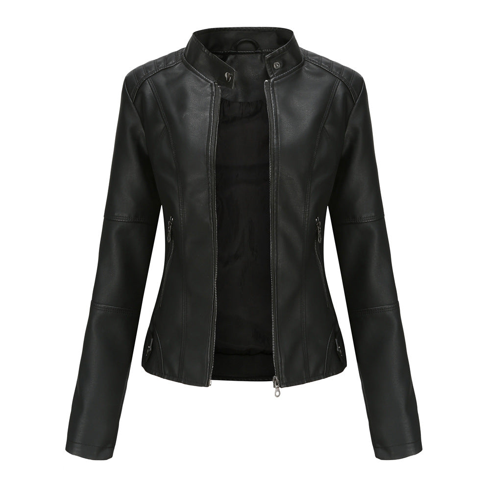 Women's Leather Jacket, Women's Slim Jacket