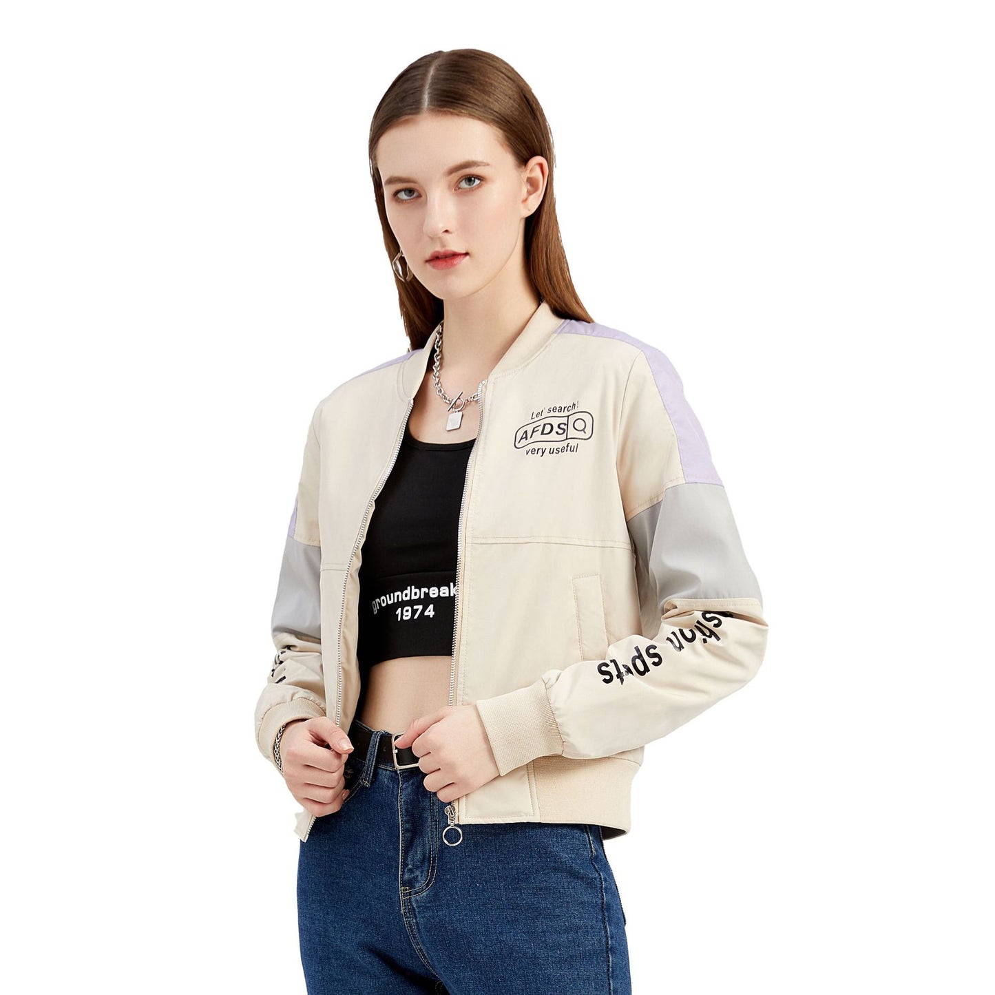 2021 Jacket Women Spring and Autumn Jacket Quilted Jacket